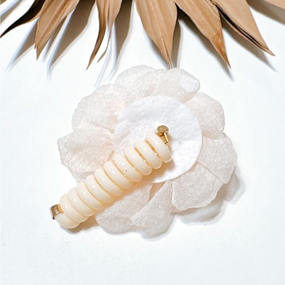 Boho flower hair tie S732 - Picture 3 of 4